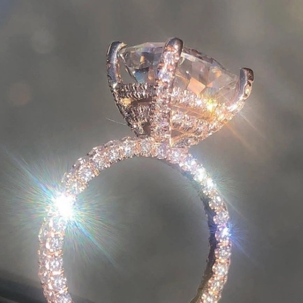 November Birthstone Ring | Topaz + Rose Gold - Picture 5 of 8